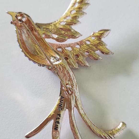 Anne Klein Bird Pin Brooch - Picture 5 of 5